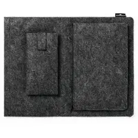 Durable Schutzh?lle MultiBag EFFECT 16.4" f?r Laptops/PET-Filz/anthrazit