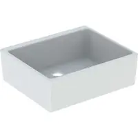 Geberit Spülbecken WOHNSTÄTTE we o Überlauf Form flach 500x400x140mm