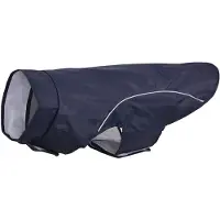 vidaXL Hunde Regenmantel mit Reflexstreifen Polyester Marineblau L