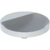Geberit Einbauwaschtisch VariForm d 48cm, m HLB, o. ÜL, rd, we. K-Tect