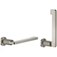 Gessi Inciso WC-Papierrollenhalter oder Ersatzrollenhalter zur Wandmontage, senkrecht/waagerecht, 58