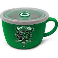 EPEE Merch - Pyramid Harry Potter Slytherin Lizenzprodukt Keramik Schale mit Hauswappen und Deckel