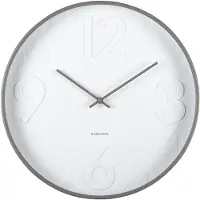 Karlsson - Wanduhr Ayuno - Dunkelgrau - Ø40cm