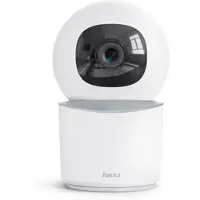 Hama Smart Indoor-Kamera, 2-Wege-Audio Sensor WLAN beweglich, weiß / opal, Kunststoff, Smart Home Kamera