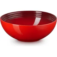 Le Creuset Salatschüssel 24 cm Kirschrot