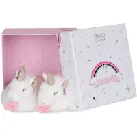 Doudou et Compagnie DC3311 LICORNE - Booties mit Rassel, rosa