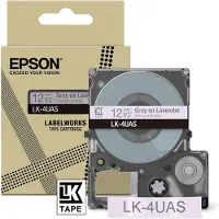 Epson LK-4UAS, Grau, Violett, Wärmeübertragung, LabelWorks LW-C410, 1,2 cm, 1 Stück(e), 70 mm