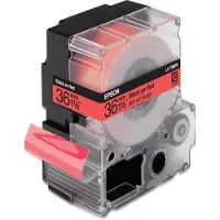 Epson Etikettenkassette Pastell – LC7RBP9 Pastel Blk/Red 36/9