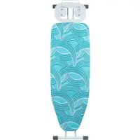 Wenko Bügelbrett "Modell Advance", Bügelfläche 120 cmx42 cm, höhenverstellbarer Bügeltisch, platzsparend klappbar