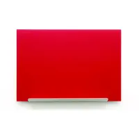 Nobo Diamond Glas magnetische Glastafel rot, 1883 x 1059, 1883 x 1059 mm, Glas, Horizontal, Fixed, Magnetisch, Anti-Kratz-Beschichtung