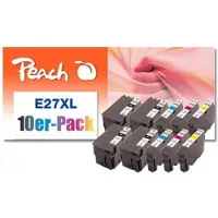 Peach 0F319986, Schwarz, Cyan, Magenta, Gelb, 20 ml, 14 ml, 10 Stück(e), 1210 Seiten, Multipack