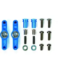 Tamiya 1:10 TT-02 Alu Lenkhebel-Set blau 54574