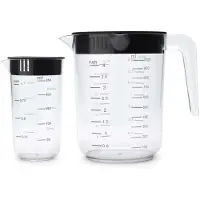 Brabantia Messbecher Tasty+ Messbecher Set - Dark Grey (2er Set)
