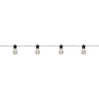 Star Trading LED Outdoor-Lichterkette ,Selecta' mit 10 x austauschbaren E12 Leuchtmitteln, Timer, strombetrieben, warmweiß, L 7,2 Meter