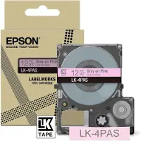 Epson LK-4PAS, Grau, Pink, Wärmeübertragung, LabelWorks LW-C410, 1,2 cm, 1 Stück(e), 70 mm