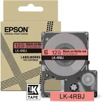 Epson LK-4RBJ - Schwarz auf rot - Tape