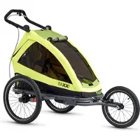 TaXXi ELITE one lemon| Anhänger | Buggy | Jogger | Multifunktionaler Kinderwagen | Alleskönner für ein| Flexibles Travelsystem | 3-in-1
