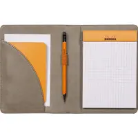Rhodia Rhodiarama Mappe für Block oder Notizheft A6, N°13 13x17 cm - Taupe 213002C