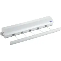 SmartaSaker Wand-Wäscheleine, ausziehbar auf 4,20 m, wetterbeständig, ca. 21 m Gesamttrockenlänge