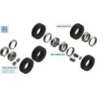 Italeri 1:35 EUROPEAN TYRES and RIMS