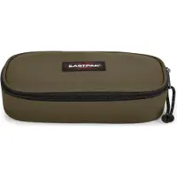 Eastpak Oval Single, Weiches Federmäppchen, Nylon, Grün, Einfarbig, Reißverschluss, Erwachsener