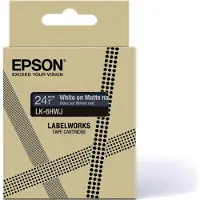 Epson LabelWorks LK-6HWJ - Weiß auf Matt-Marineblau - Rolle (2,4 cm x 8 m) 1 Kassette(n) Hängebox - Band - für LabelWorks LW-C610