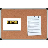 BI-Office Korktisch, 120x90cm, Aluminiumgestell