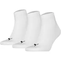 Puma UNISEX QUARTER PLAIN 3P, 35/38 white