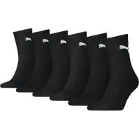 Puma Socken "SHORT CREW 6P UNISEX ECOM" 6 Paar, Gepolsterte Sohle für Stoßdämpfung und zusätzlichen Komfort