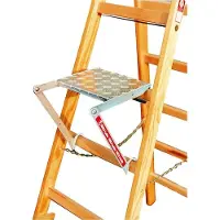 HACA Einklappbare Arbeitsplattform aus Aluminium, Standfläche ca. 230 x 280 mm