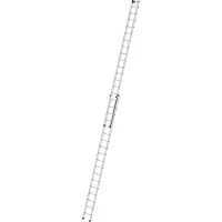 Munk Aluminium-Schiebeleiter 2-teilig ohne Traverse 2x18 Sprossen
