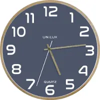 Unilux BALTIC Wanduhr hellblau, 31,5 cm Durchmesser,