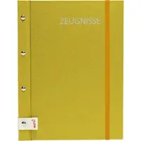 Roth Zeugnismappe Metallium mit Buchschrauben, gold