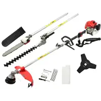 GEKO 4 in 1 Benzin Freischneider und Multifunktionsschere + Zubehör