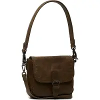 The Chesterfield Brand C48.1276 Irma Shoulderbag Wax Pull Up Leder 02 olivgrün