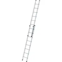 MUNK GmbH MUNK Aluminium-Schiebeleiter 2-teilig ohne Traverse 2x8 Sprossen