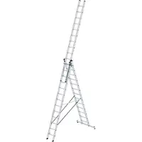 Munk Mehrzweckleiter mit Nivello Traverse 3x13 Sprossen