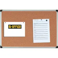 BI-Office Korktisch, 180x120cm, Aluminiumgestell