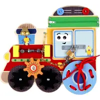 Barbo Toys Wacky Wonders Aktivitätsbrett Zug, Babyspielzeug