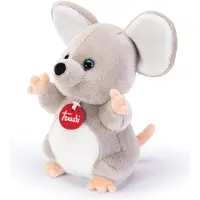 Trudi Klassik Plüschtier Maus Martin 17 x 23 x 10 cm, Grösse S, hochwertiges Stofftier mit weichen Ma