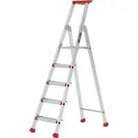 Altrex Nimba Stufenstehleiter einseitig begehbar 5 Stufen