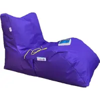 Hannah Home , Daybed - Purple, Sitzsack, Lila, 60 x 110 x 75 cm