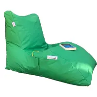 Hannah Home , Daybed - Green, Sitzsack, Grün, 60 x 110 x 75 cm