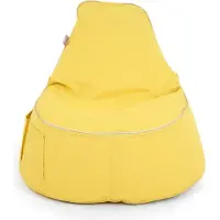 Hannah Home , Golf - Yellow, Sitzsack, Gelb, 80 x 30 x 75 cm