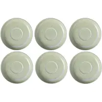 Like. by Villeroy & Boch Untertasse "Kaffeeuntertassen Perlemor Alga ø 16,1 cm 6er Set grün"