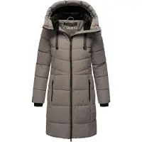 MARIKOO Winterjacke "Natsukoo XVI" Stepp Mantel mit großer Kapuze