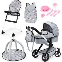 Bayer Combi Puppenwagen Xeo Set, Grey