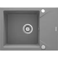 Deante 1-bowl granite sink with drainer