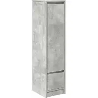 vidaXL Highboard Betongrau 29,5x34x119,5 cm Holzwerkstoff