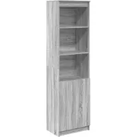 vidaXL Highboard Grau Sonoma 50x35x180 cm Holzwerkstoff
